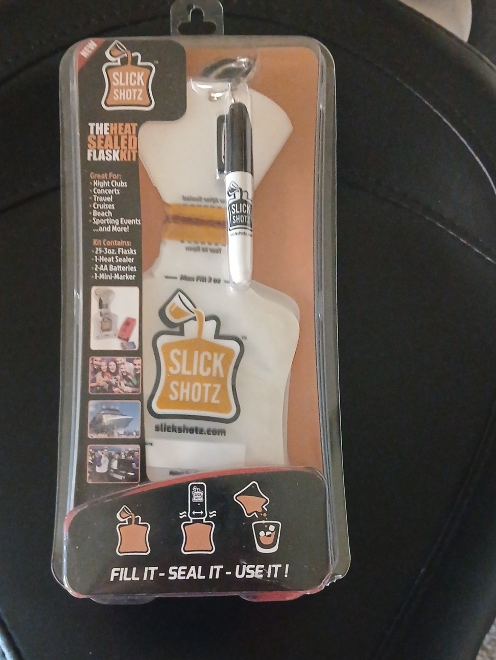 Slick Shotz Heat Sealed Flask Kit